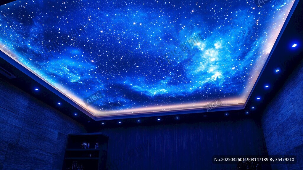 夢(mèng)幻星空天花板 營造浪漫氛圍