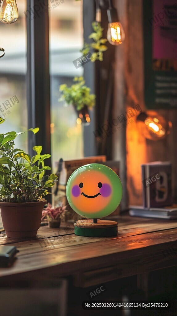 可愛(ài)笑臉小夜燈裝點(diǎn)溫馨角落