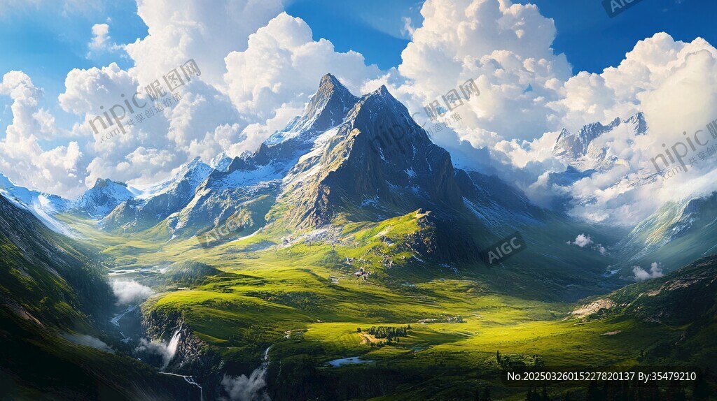 壯麗高山草原夢幻美景