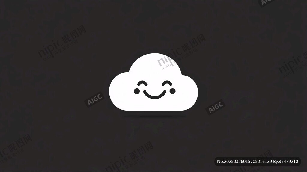 微笑云朵圖標(biāo)