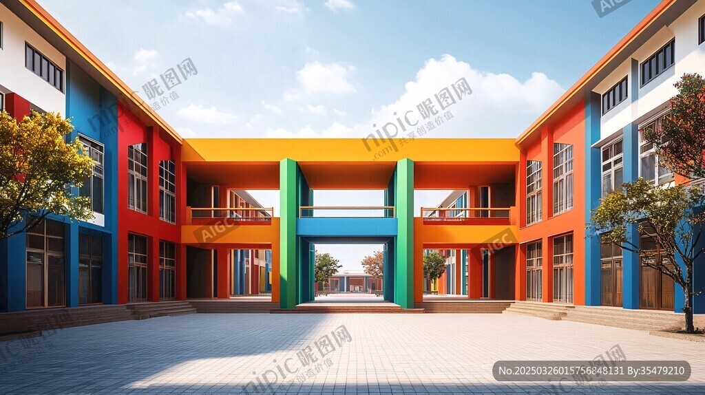 多彩校園建筑景觀