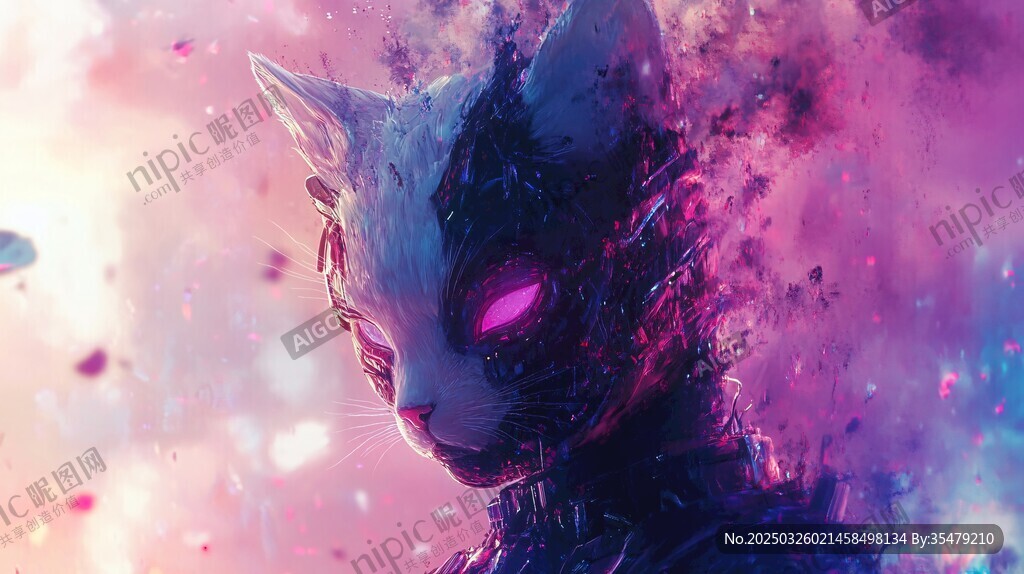 機械幻貓 夢幻宇宙中的身影