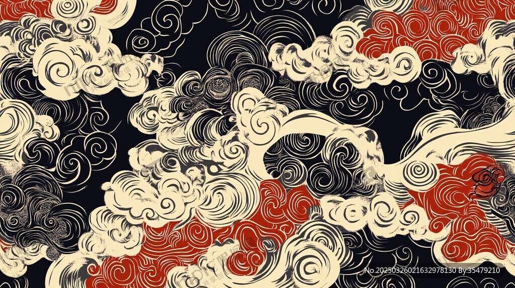 傳統(tǒng)云紋圖案設(shè)計(jì)