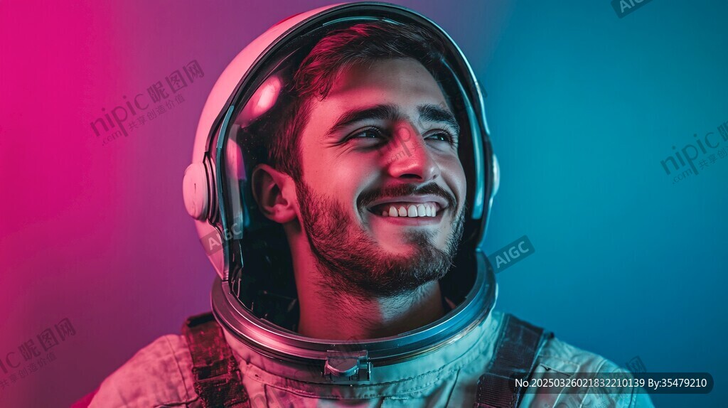 微笑宇航員 探索宇宙的夢想