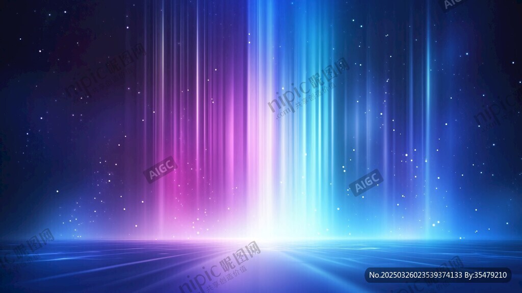 夢(mèng)幻炫彩光線背景特效