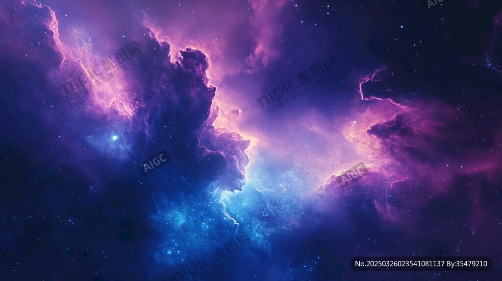 夢幻星云宇宙壯麗景觀