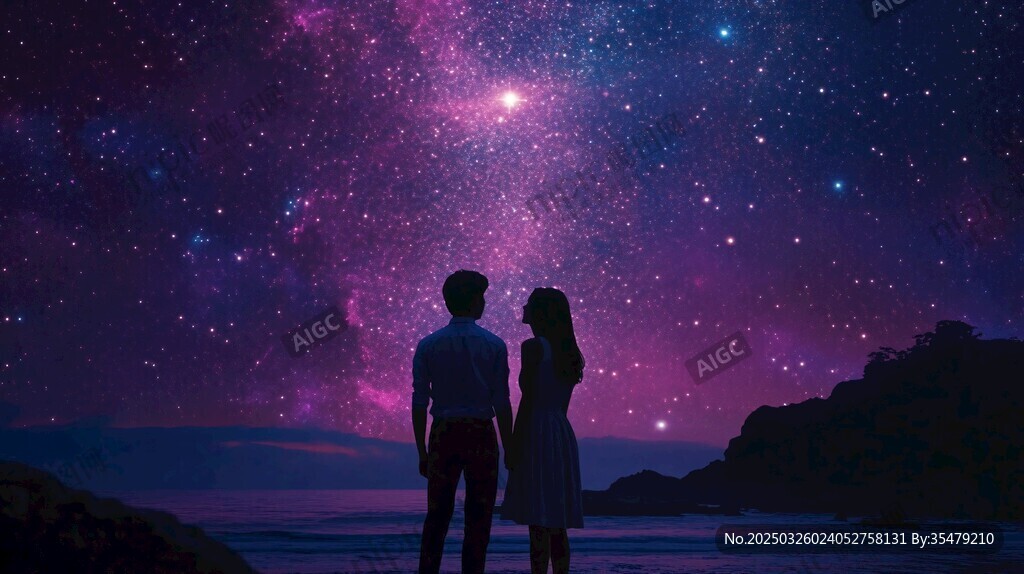 星空下的戀人