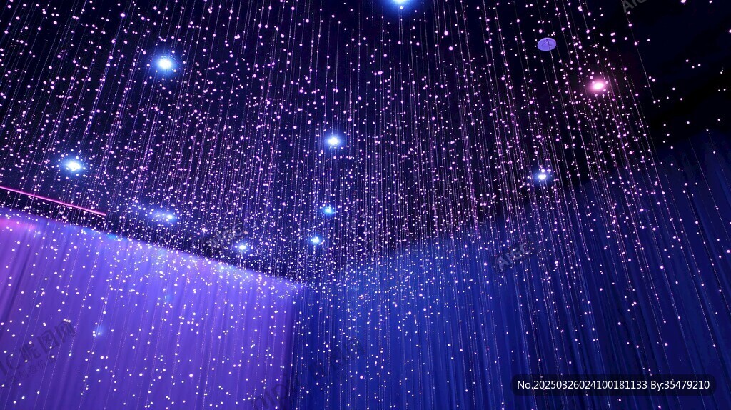夢幻星空粒子背景特效