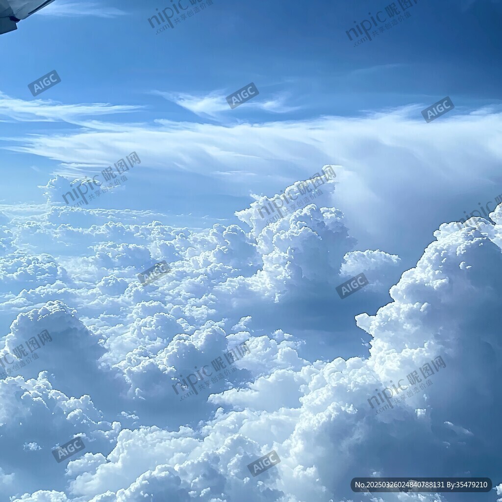 高空云海壯麗景觀