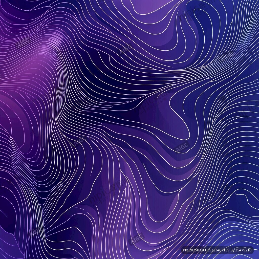 夢(mèng)幻紫色線條抽象背景圖