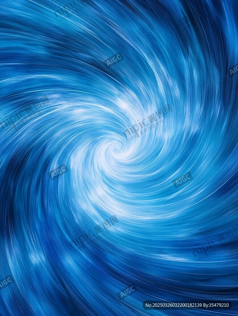 藍色夢幻漩渦背景圖案