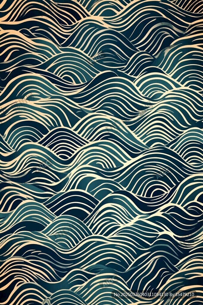 海洋波紋抽象圖案紋理
