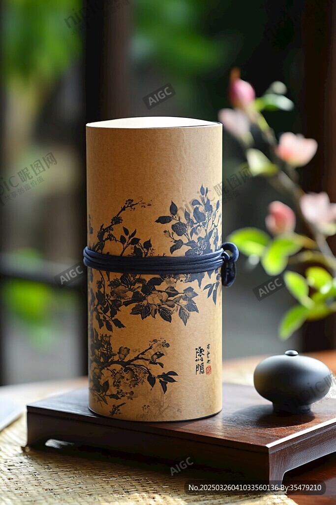 中式古風茶葉罐 典雅韻味