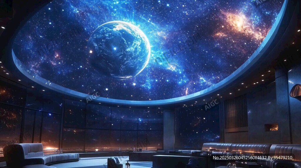 夢(mèng)幻星空主題室內(nèi)空間