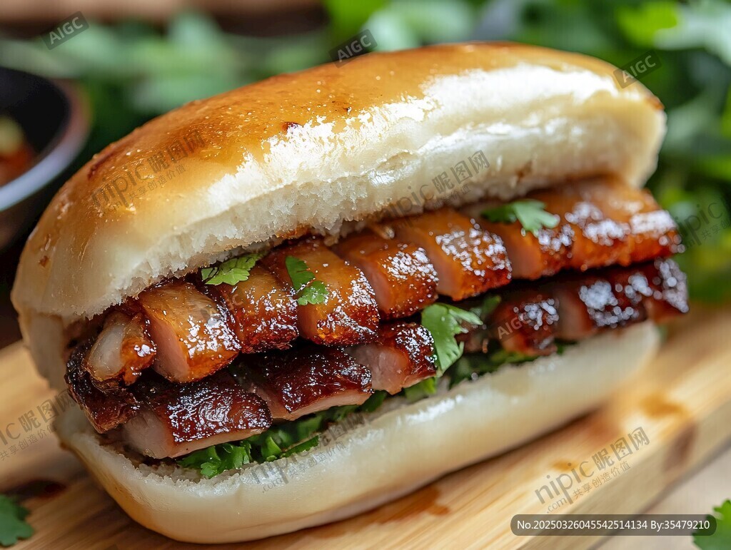 美味叉燒包 誘人中式美食