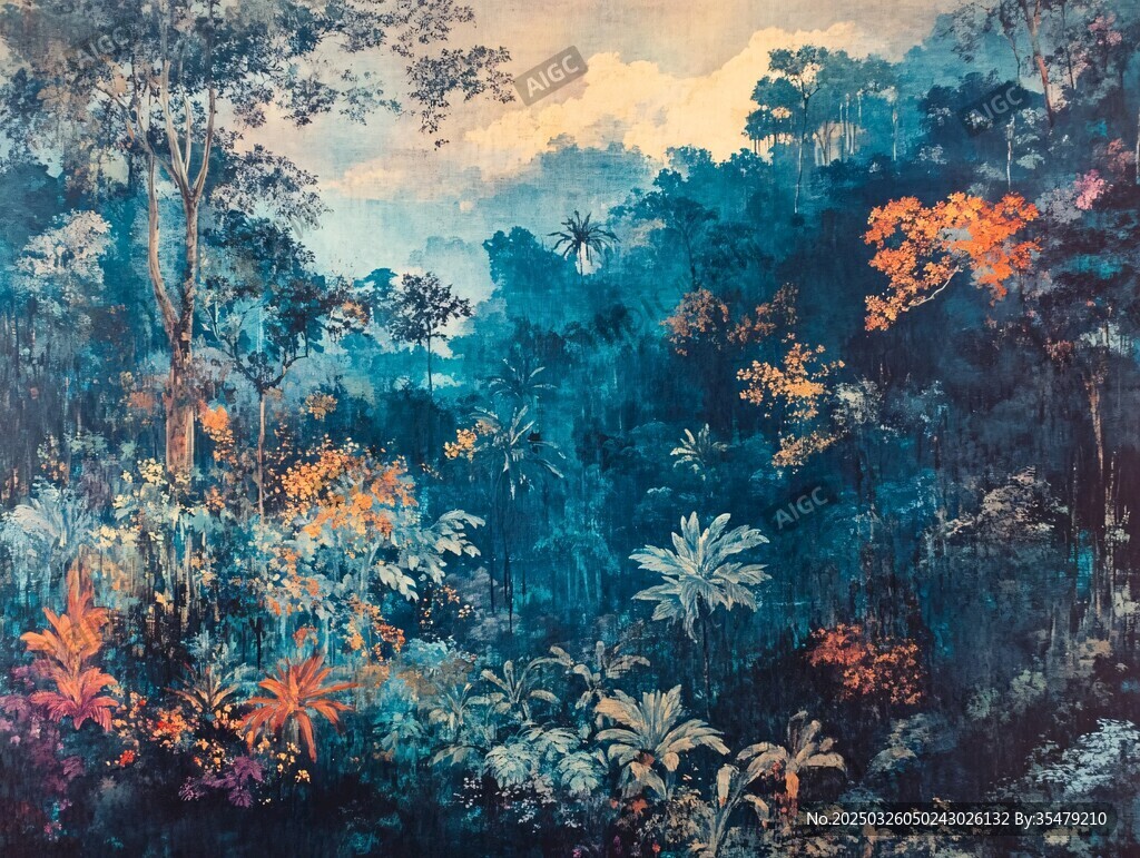 夢(mèng)幻熱帶雨林景觀