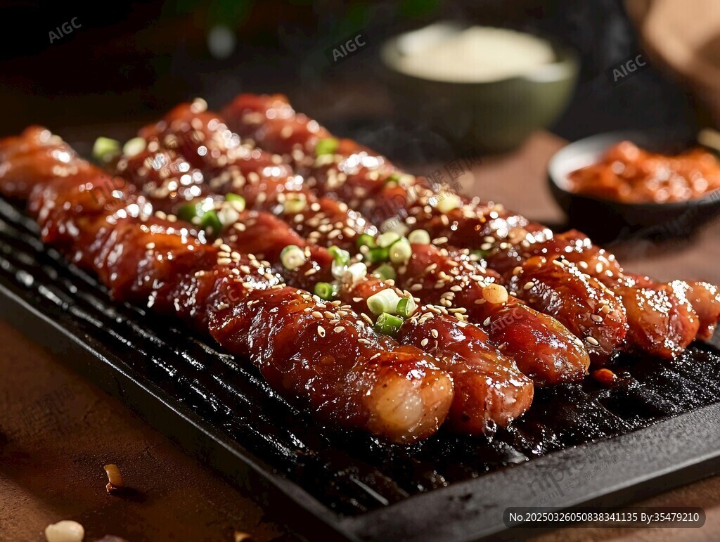美味烤肉串 誘人色澤
