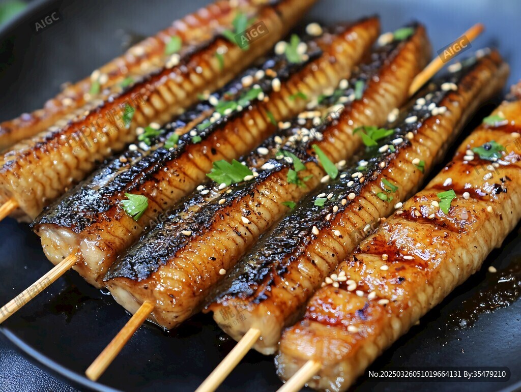 烤鰻魚串 香氣誘人美味