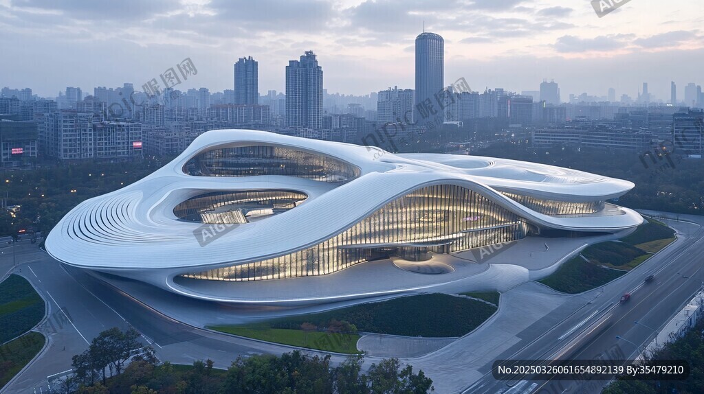 現(xiàn)代奇幻建筑閃耀城市天際