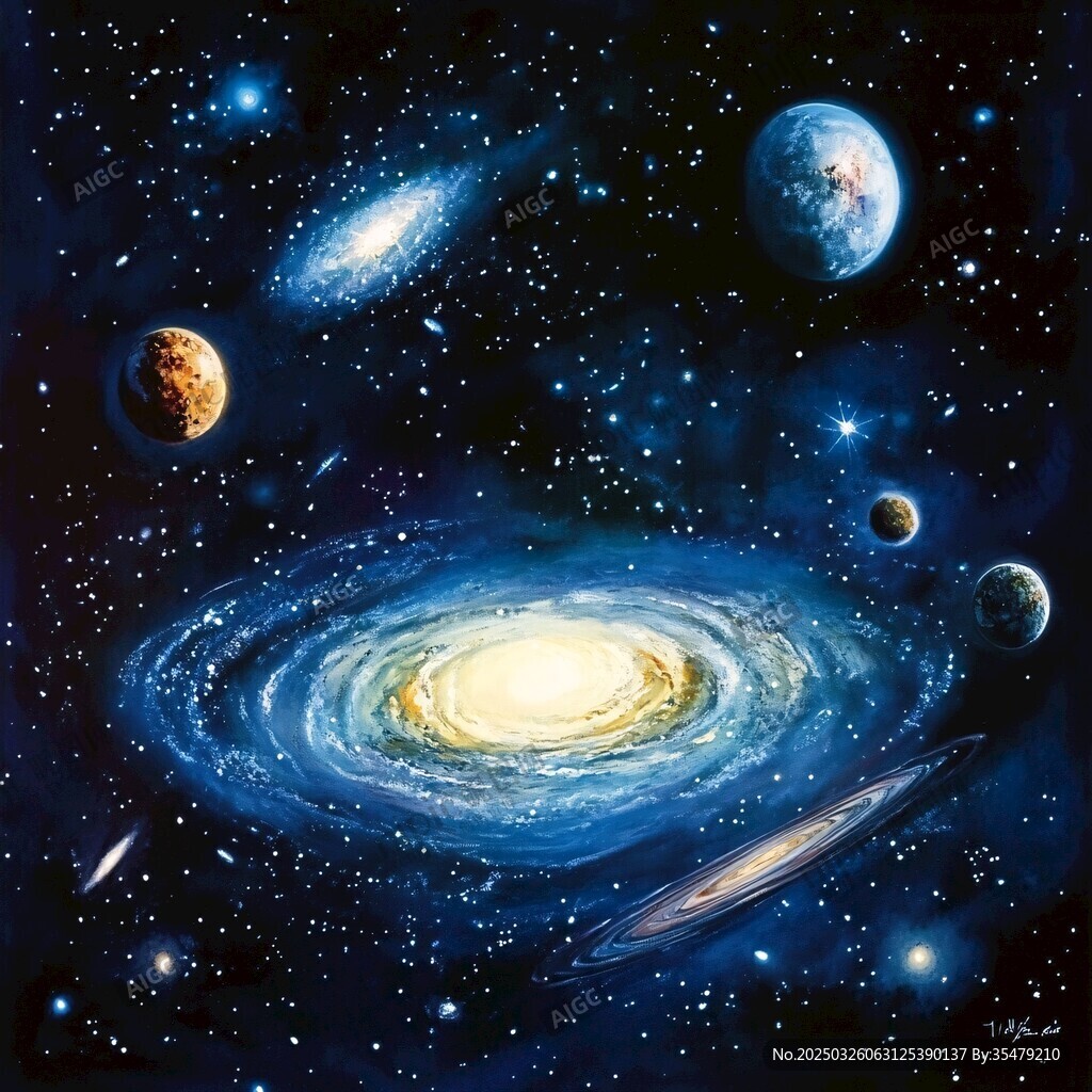 夢幻宇宙中的星系與星球
