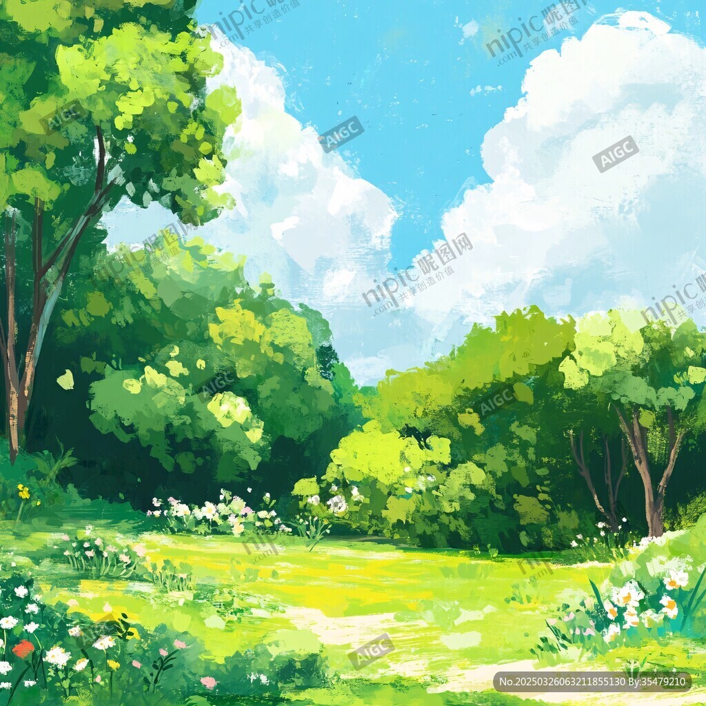夏日綠野風(fēng)光