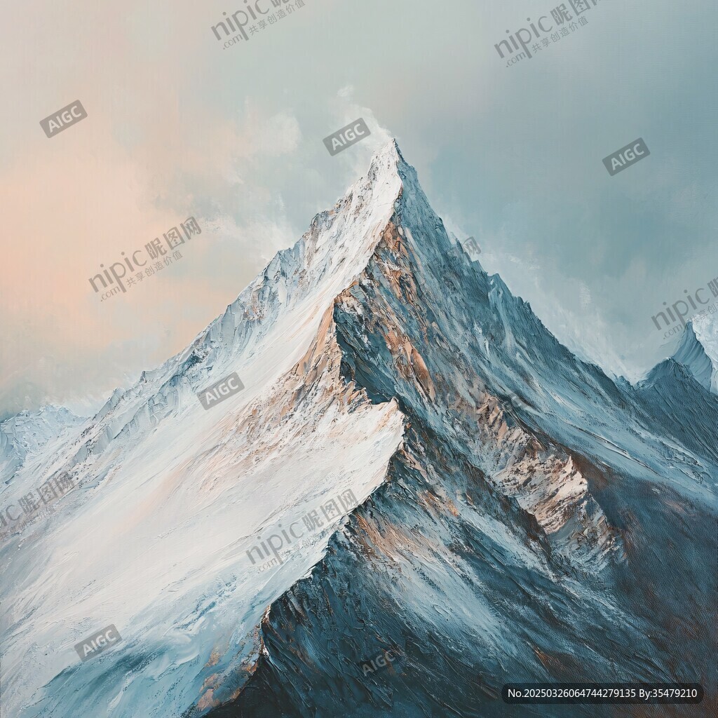 巍峨雪山盡顯壯麗之美