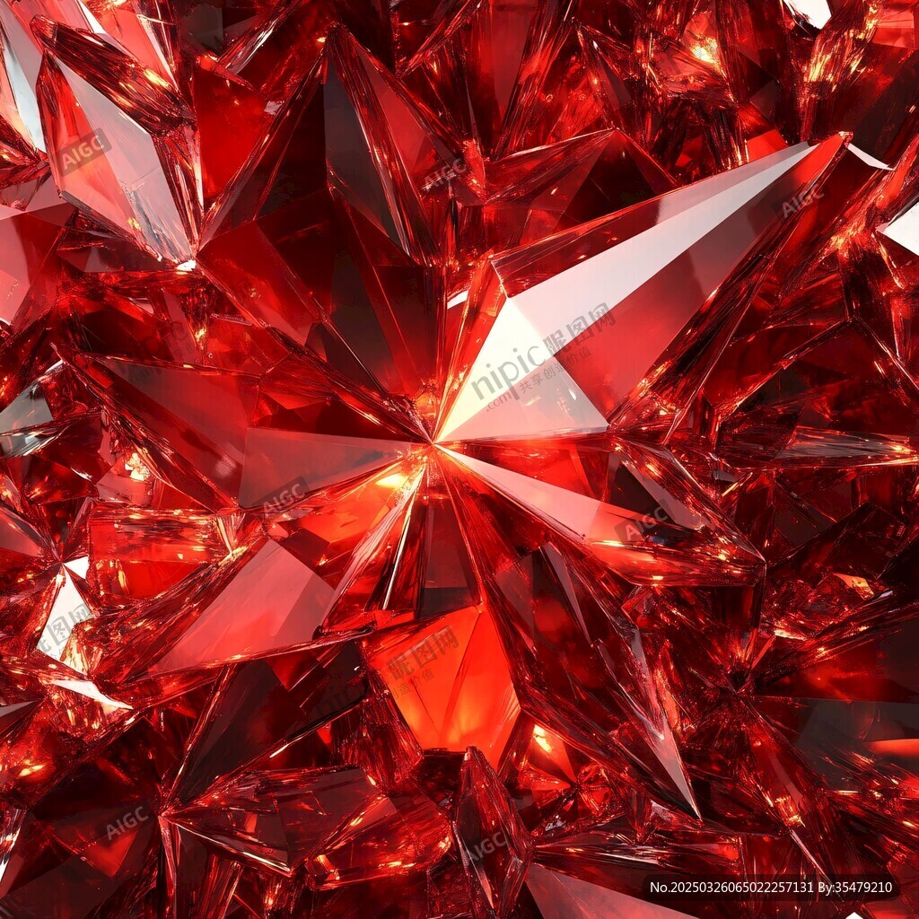 璀璨紅水晶 閃耀視覺(jué)盛宴