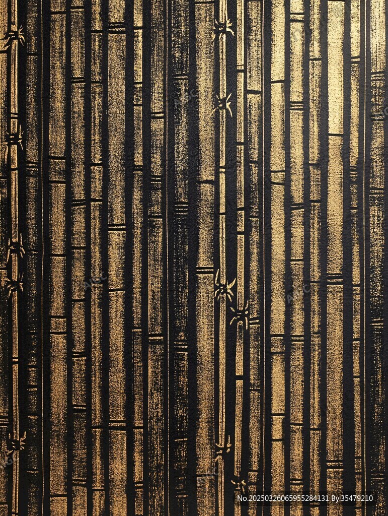 復古竹紋背景紋理圖案