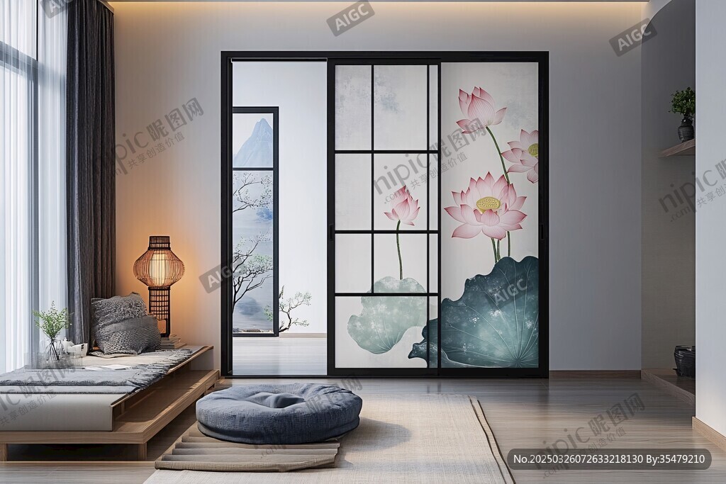 中式屏風(fēng)裝點(diǎn)雅致客廳空間