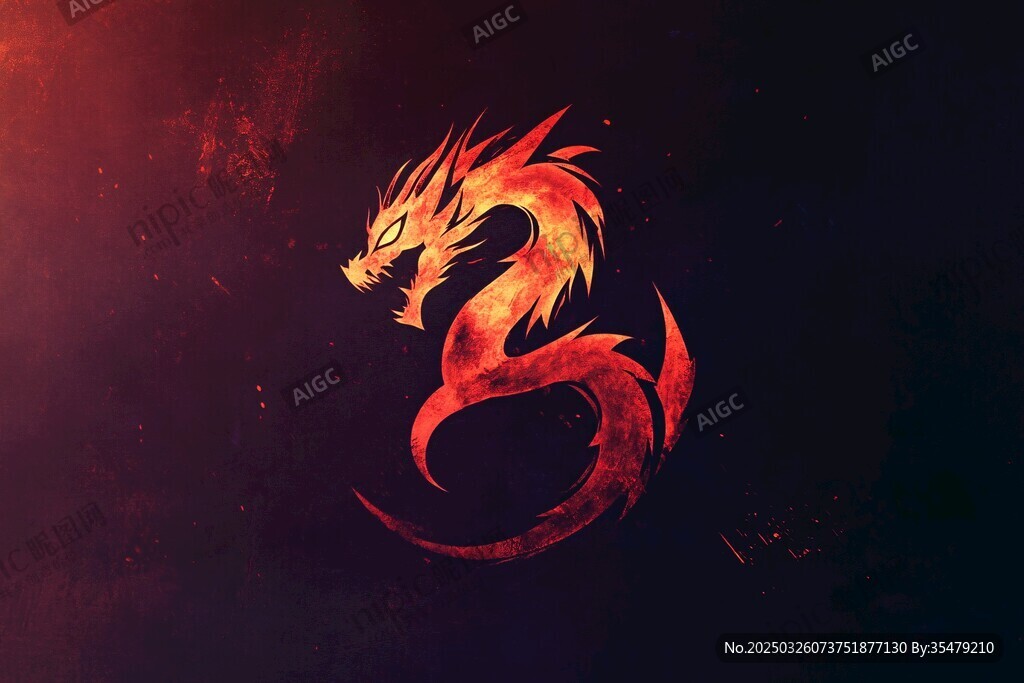 火焰巨龍標(biāo)志