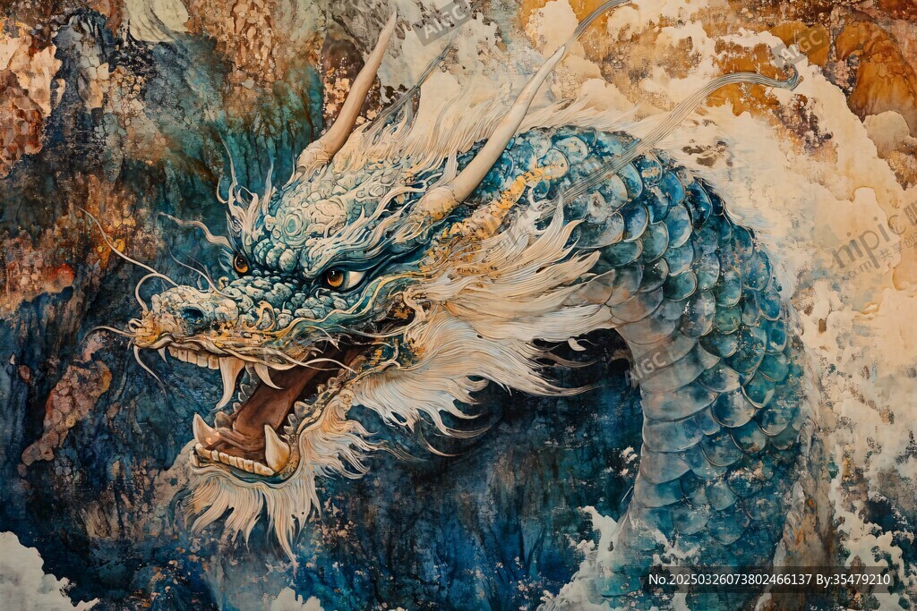 怒海蛟龍圖