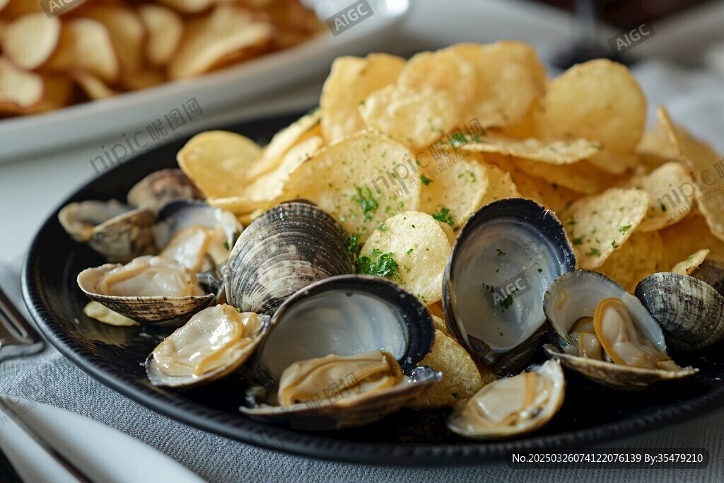 蛤蜊配薯片的美味組合