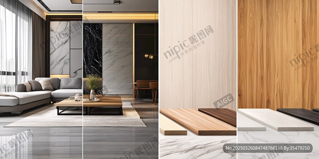 現(xiàn)代家居材料展示