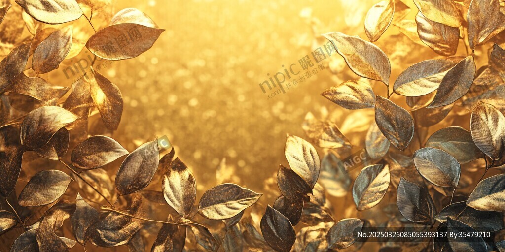 金色秋葉營造夢幻氛圍