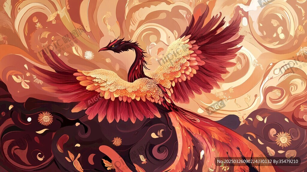 鳳凰展翅 盡顯奇幻風(fēng)采