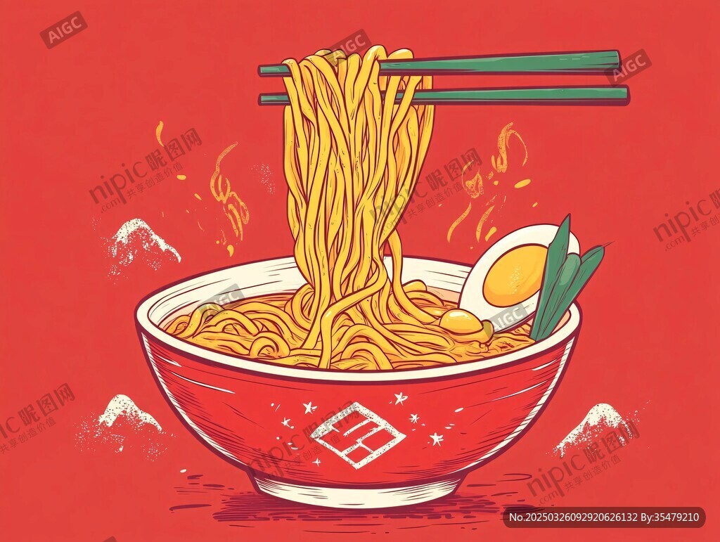 一碗熱氣騰騰的美味拉面