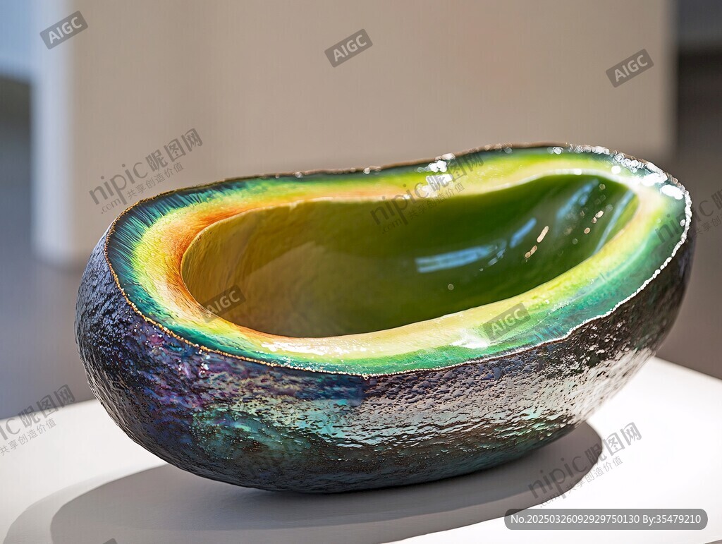 炫彩牛油果造型藝術(shù)碗