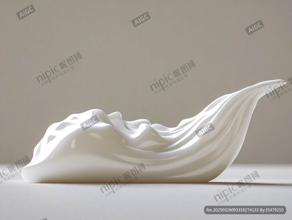 優(yōu)雅白瓷擺件 獨(dú)特造型