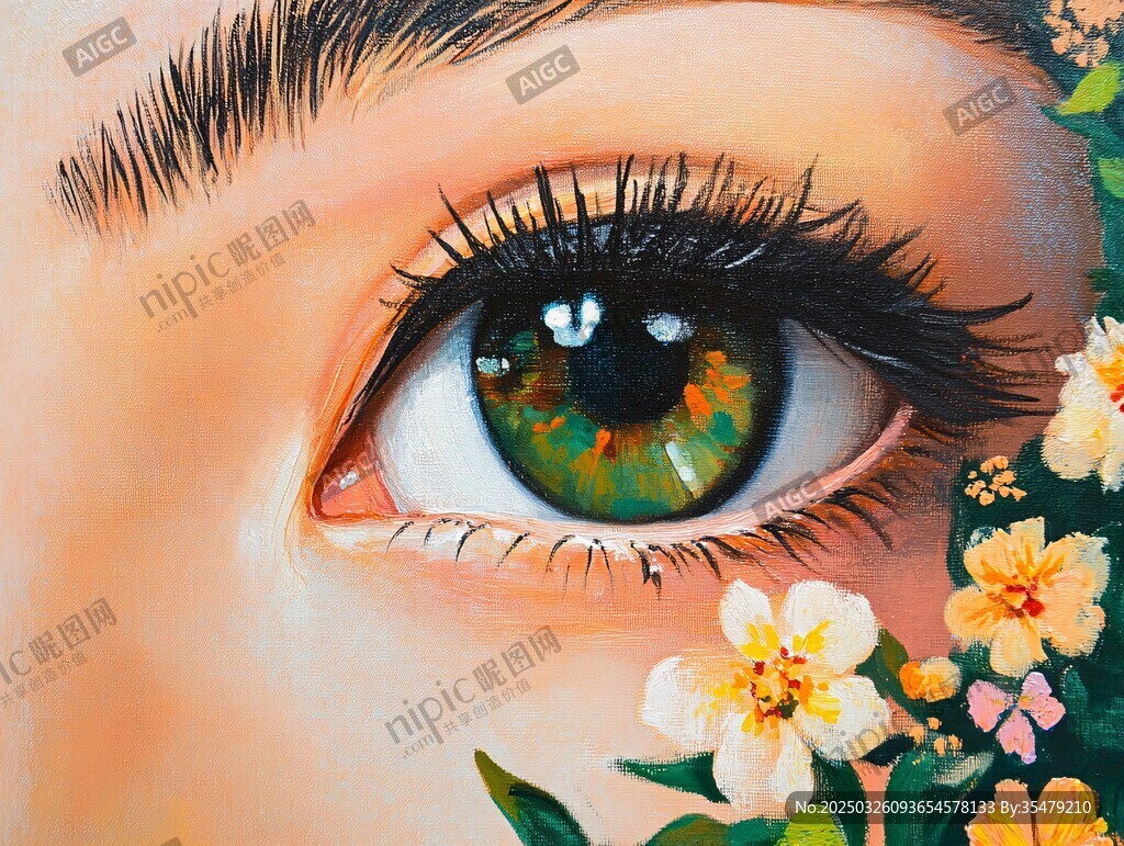 眼眸綻花 盡顯靈動之美