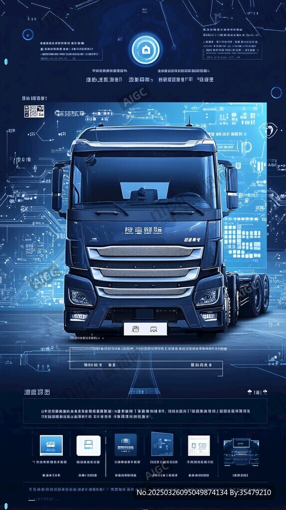 智能科技賦能的重型卡車