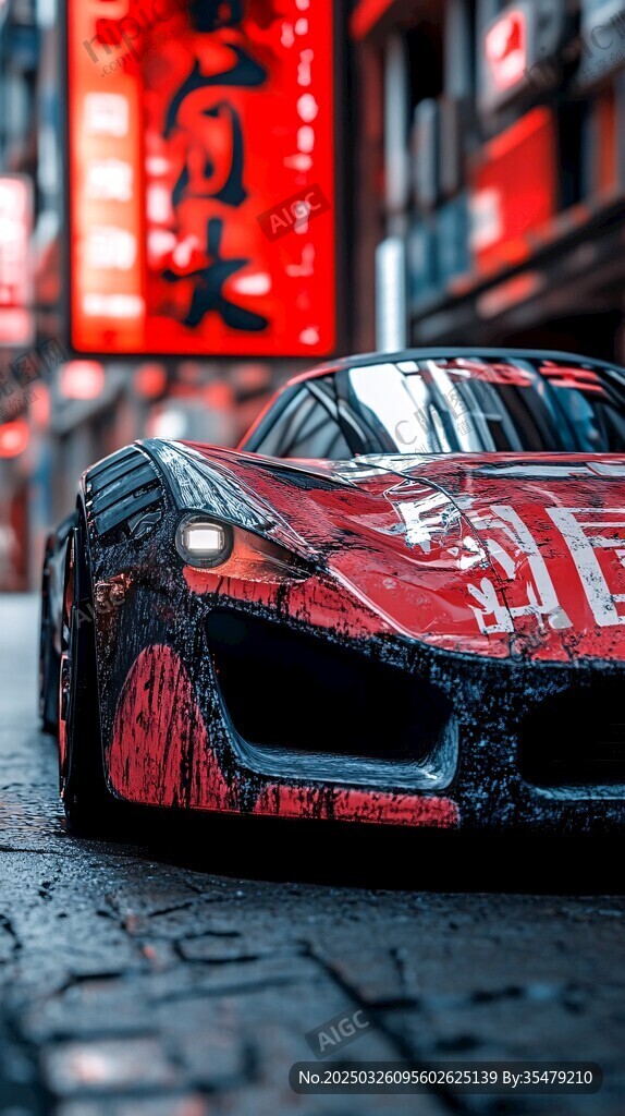 炫酷街頭跑車 夜色中風(fēng)采