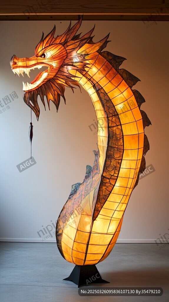 龍形藝術(shù)燈 點(diǎn)亮東方韻味