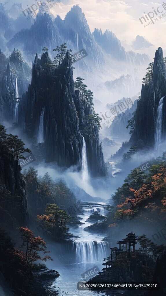 夢幻山水間的壯麗自然景觀