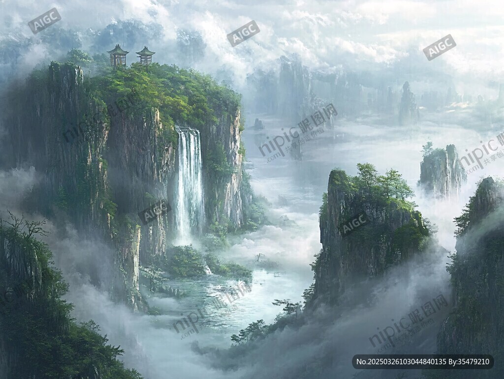 夢幻山水間的奇幻自然景觀
