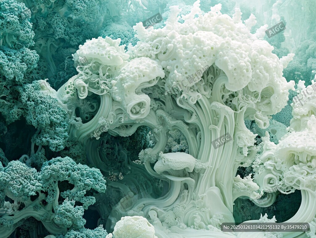 夢(mèng)幻玉雕般的奇幻植物景觀