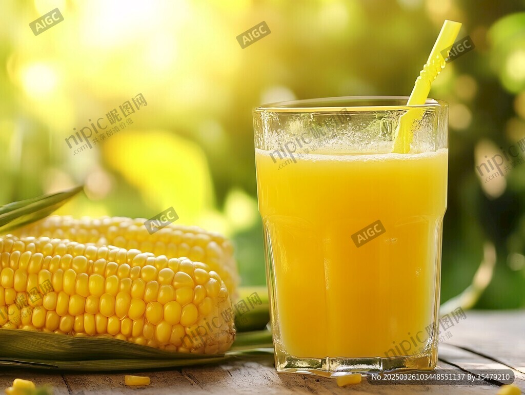 一杯鮮榨玉米汁的清新時刻