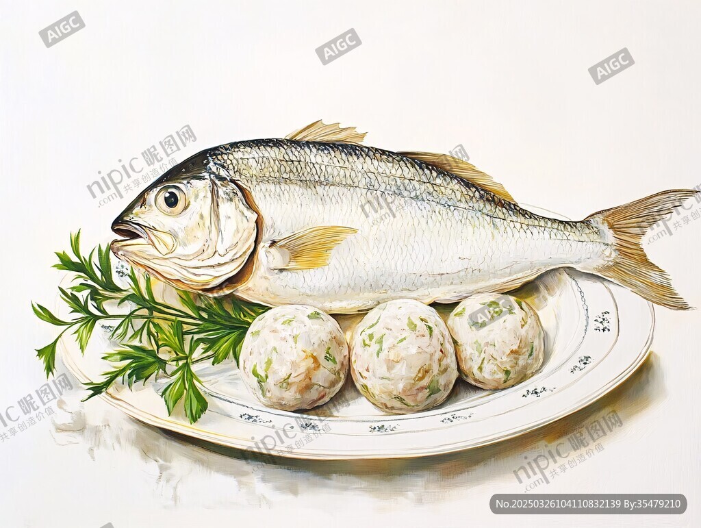 盤中鮮魚配美味魚丸
