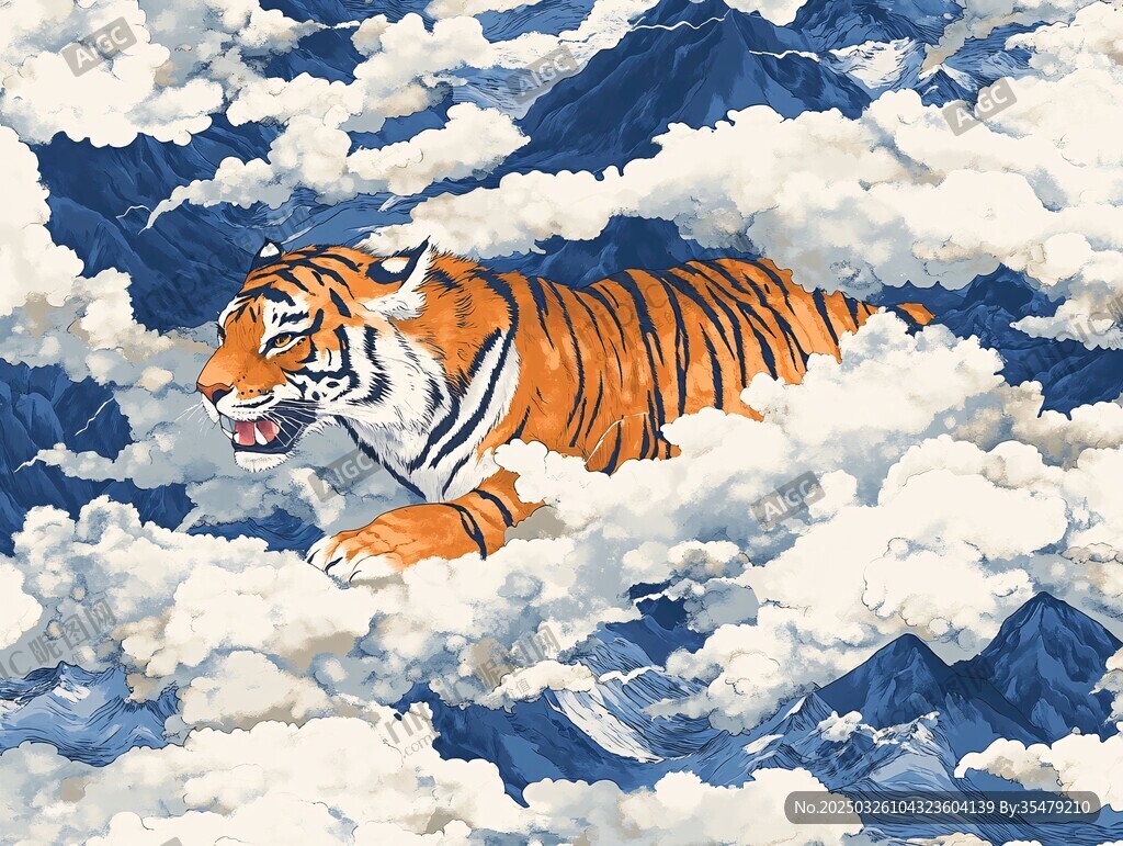 云海臥虎圖