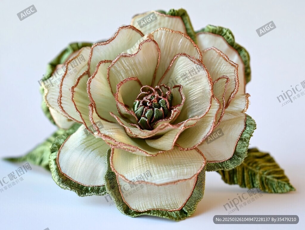 手工布藝花朵精致工藝品