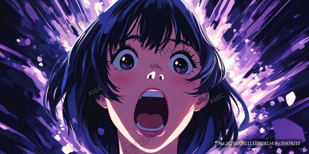 動漫少女的震撼瞬間